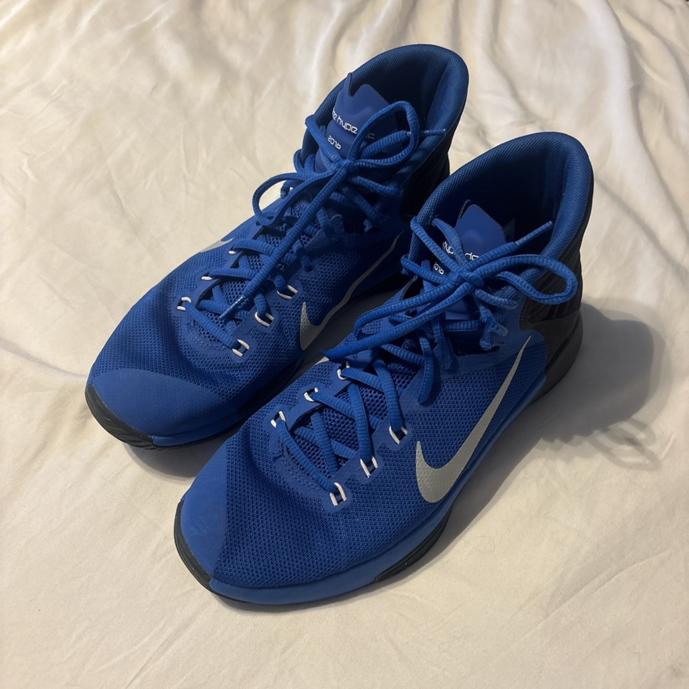Nike Royal Blue Sneakers with Silver Swoosh